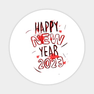 Happy New Year 2023! Magnet